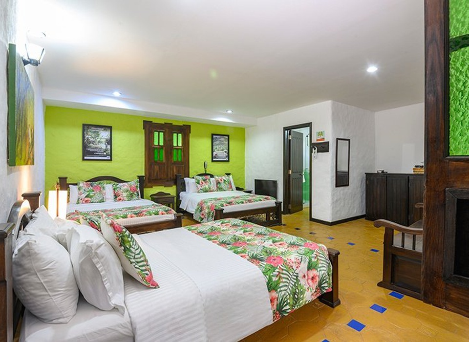 Habitación superior familiar Hotel Salento Real Eje Cafetero Quindío Habitación superior familiar Hotel Salento Real Eje Cafetero Quindío