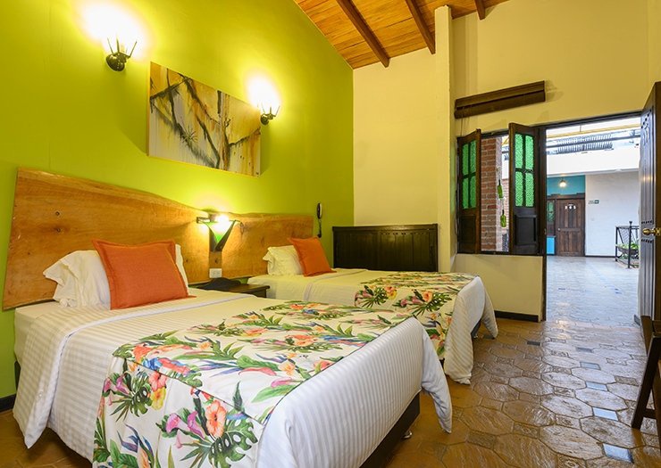Habitación twin confort Hotel Salento Real Eje Cafetero Quindío Habitación twin confort Hotel Salento Real Eje Cafetero Quindío