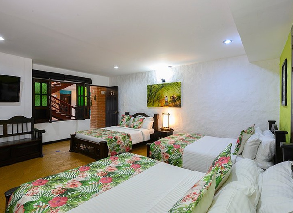 Habitación superior familiar Hotel Salento Real Eje Cafetero Quindío Habitación superior familiar Hotel Salento Real Eje Cafetero Quindío