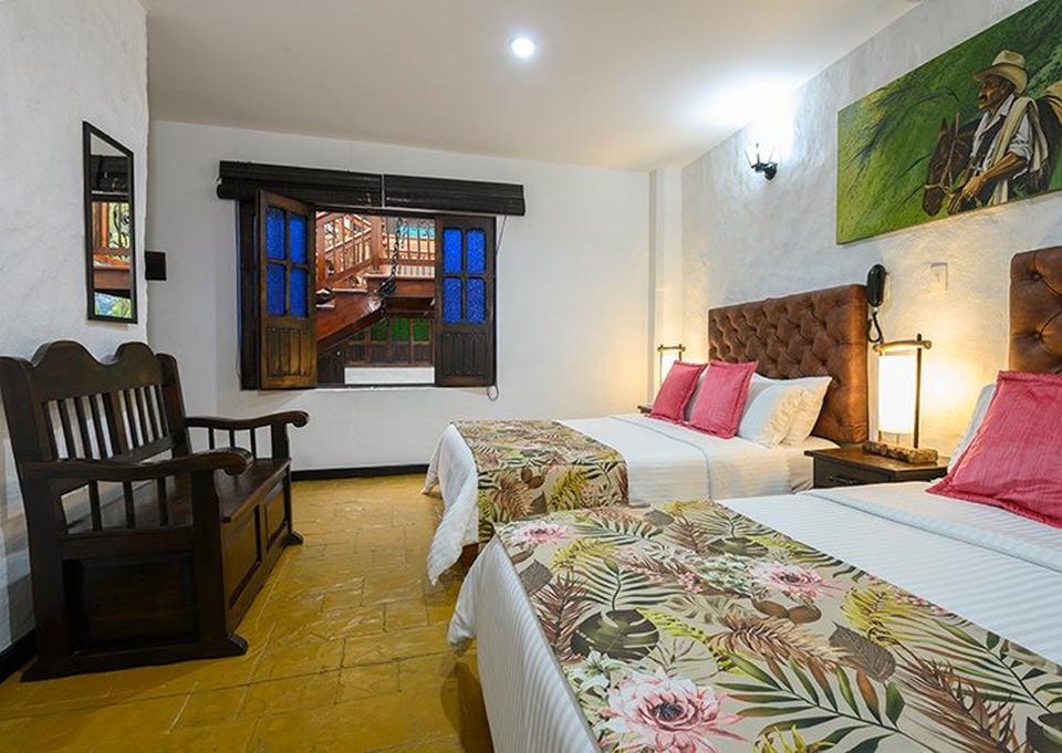 Habitación twin superior Hotel Salento Real Eje Cafetero Quindío Habitación twin superior Hotel Salento Real Eje Cafetero Quindío
