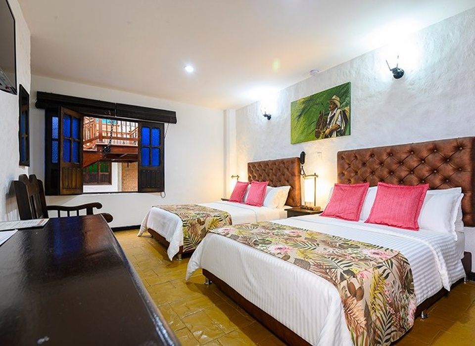 Habitación twin superior Hotel Salento Real Eje Cafetero Quindío Habitación twin superior Hotel Salento Real Eje Cafetero Quindío