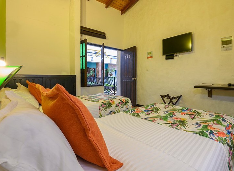 Habitación twin confort Hotel Salento Real Eje Cafetero Quindío Habitación twin confort Hotel Salento Real Eje Cafetero Quindío