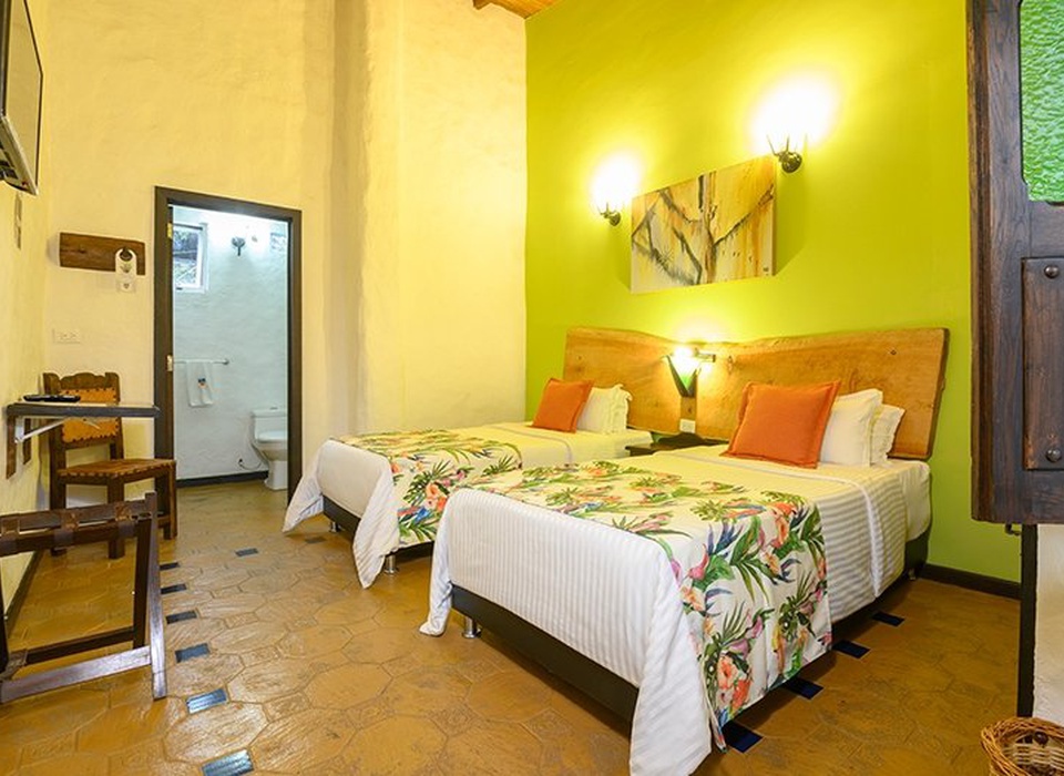Habitación twin confort Hotel Salento Real Eje Cafetero Quindío Habitación twin confort Hotel Salento Real Eje Cafetero Quindío