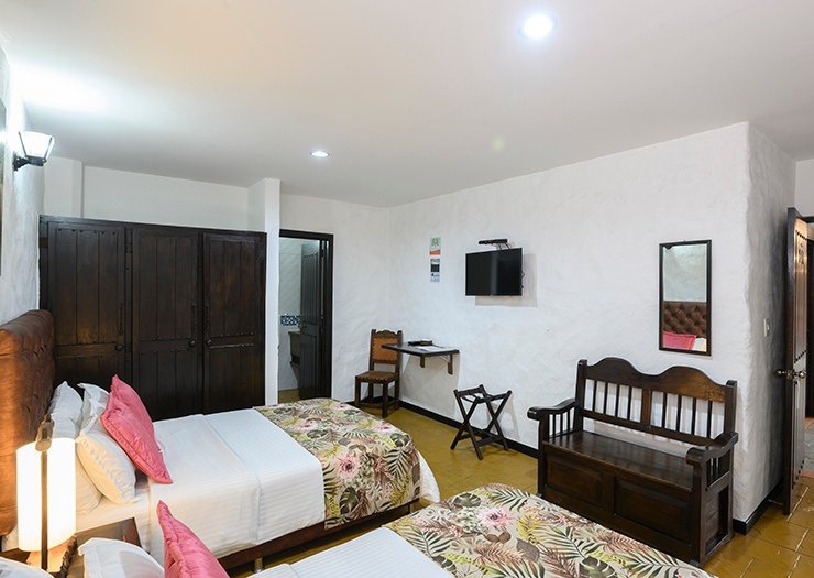 Habitación twin superior Hotel Salento Real Eje Cafetero Quindío Habitación twin superior Hotel Salento Real Eje Cafetero Quindío