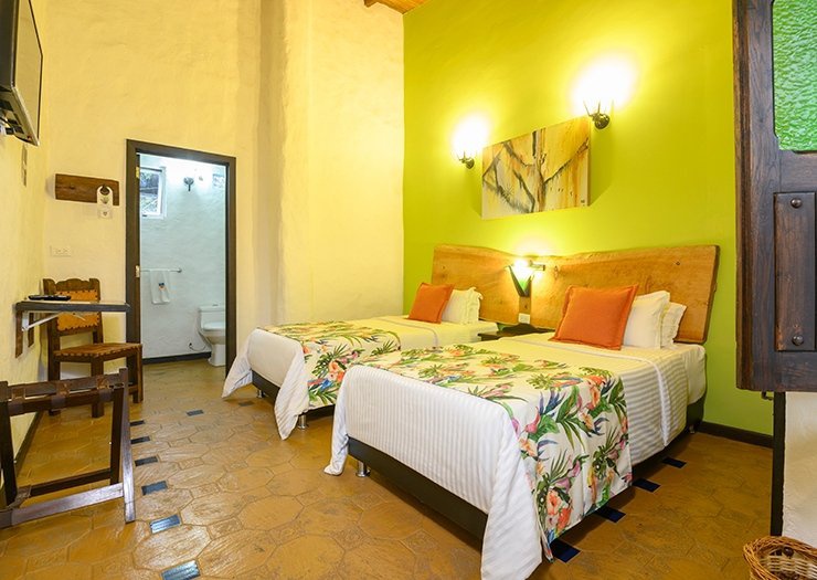 Habitación twin confort Hotel Salento Real Eje Cafetero Quindío Habitación twin confort Hotel Salento Real Eje Cafetero Quindío