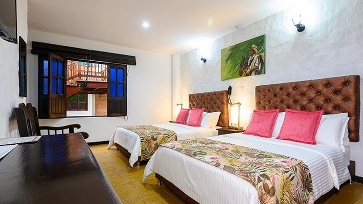 Habitación twin superior Hotel Salento Real Eje Cafetero Quindío Habitación twin superior Hotel Salento Real Eje Cafetero Quindío
