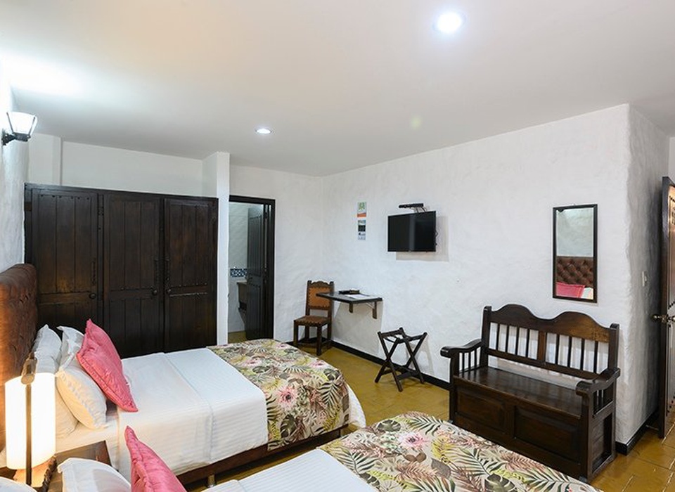 Habitación twin superior Hotel Salento Real Eje Cafetero Quindío Habitación twin superior Hotel Salento Real Eje Cafetero Quindío
