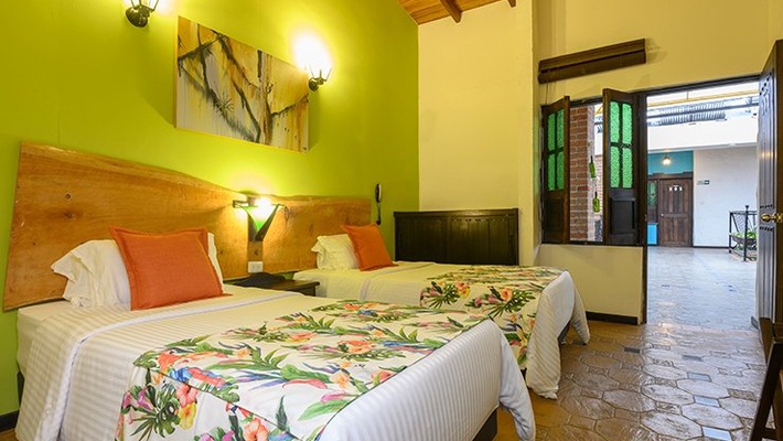 Habitación twin confort Hotel Salento Real Eje Cafetero Quindío Habitación twin confort Hotel Salento Real Eje Cafetero Quindío