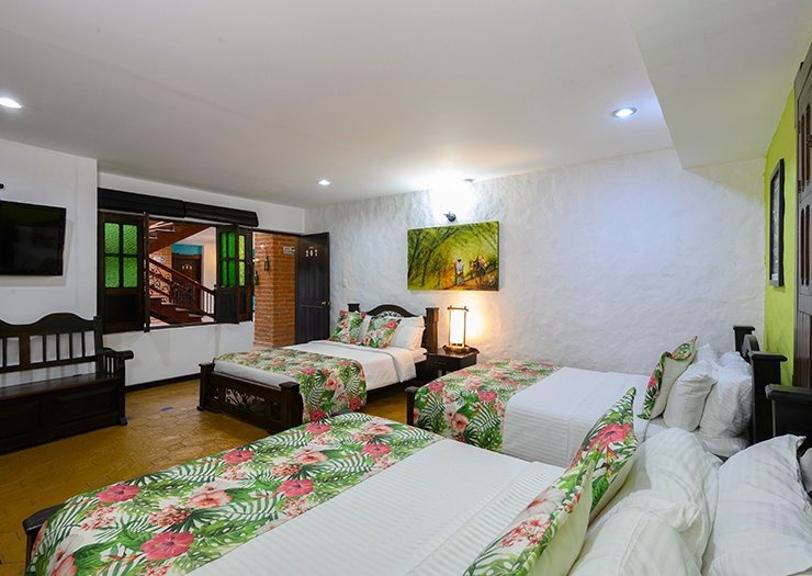 Habitación superior familiar Hotel Salento Real Eje Cafetero Quindío Habitación superior familiar Hotel Salento Real Eje Cafetero Quindío