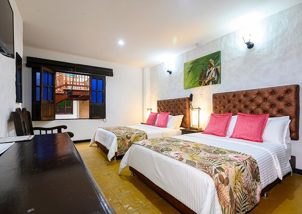 Habitación twin superior Hotel Salento Real Eje Cafetero Quindío Habitación twin superior Hotel Salento Real Eje Cafetero Quindío